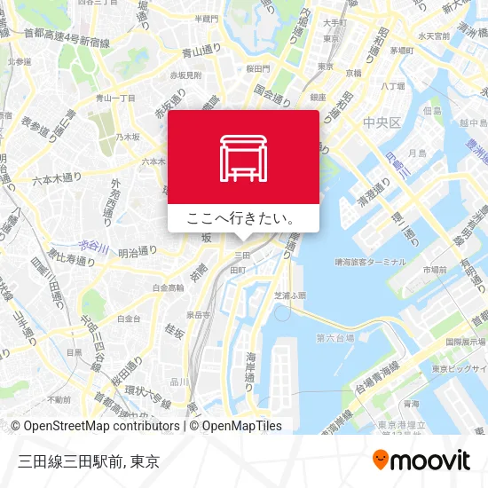 三田線三田駅前地図