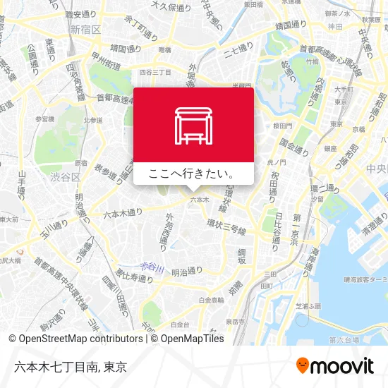 六本木七丁目南地図