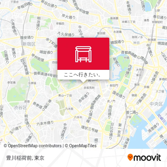 豊川稲荷前地図