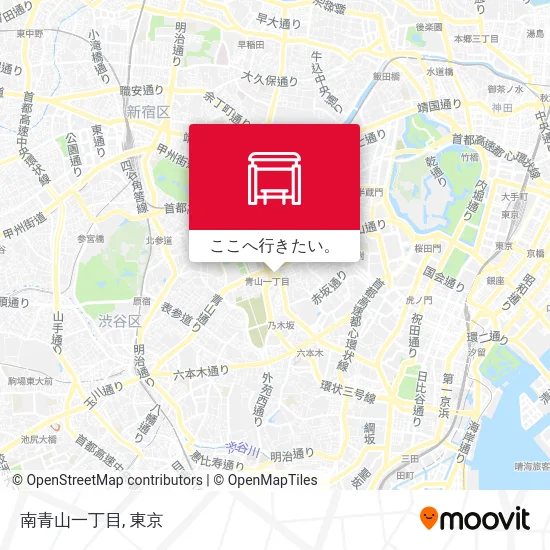 南青山一丁目地図