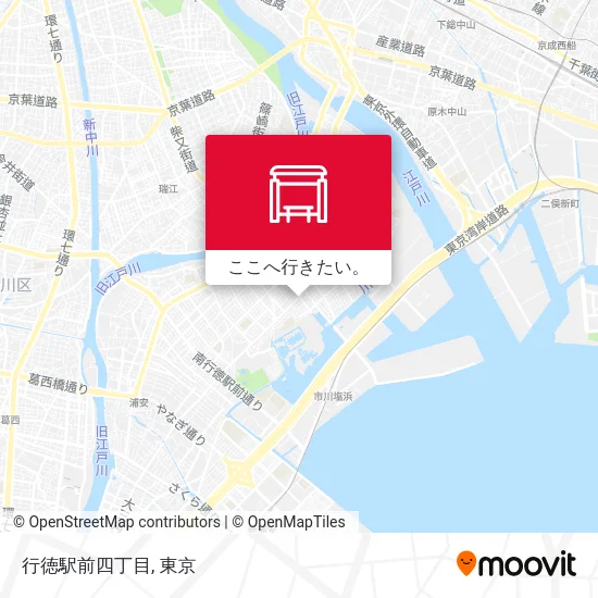 行徳駅前四丁目地図