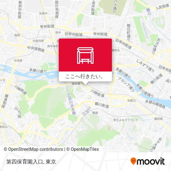 第四保育園入口地図