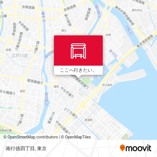 南行徳四丁目地図