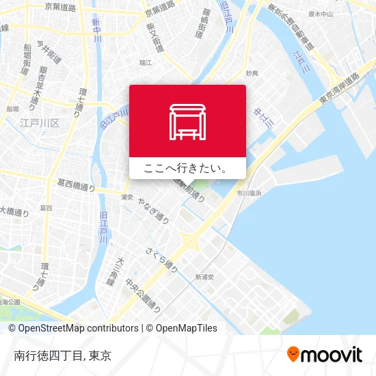 南行徳四丁目地図
