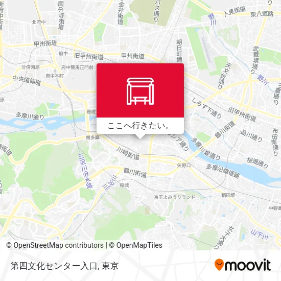 第四文化センター入口地図