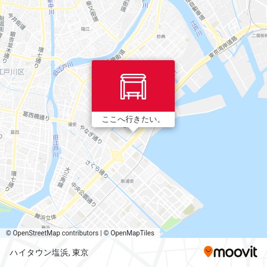 ハイタウン塩浜地図