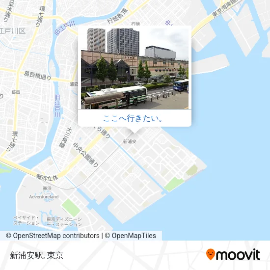新浦安駅地図