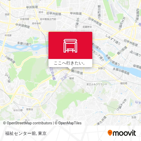 福祉センター前地図