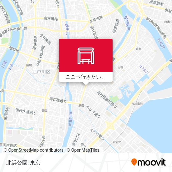 北浜公園地図