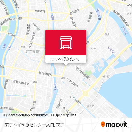東京ベイ医療センター入口地図