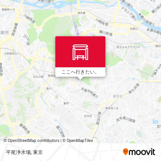 平尾浄水場地図