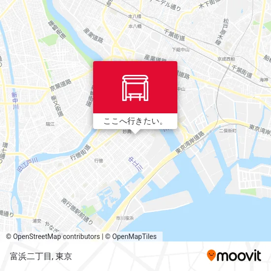 富浜二丁目地図