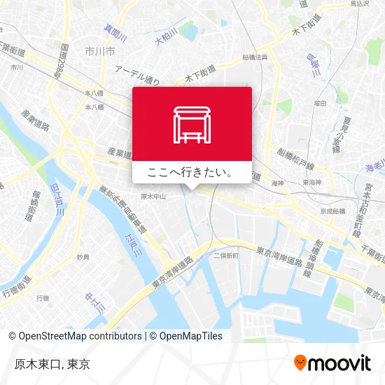 原木東口地図