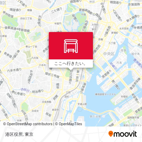 港区役所地図