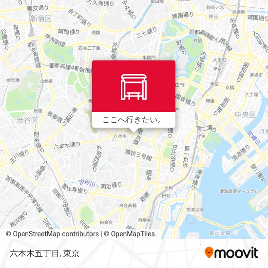 六本木五丁目地図