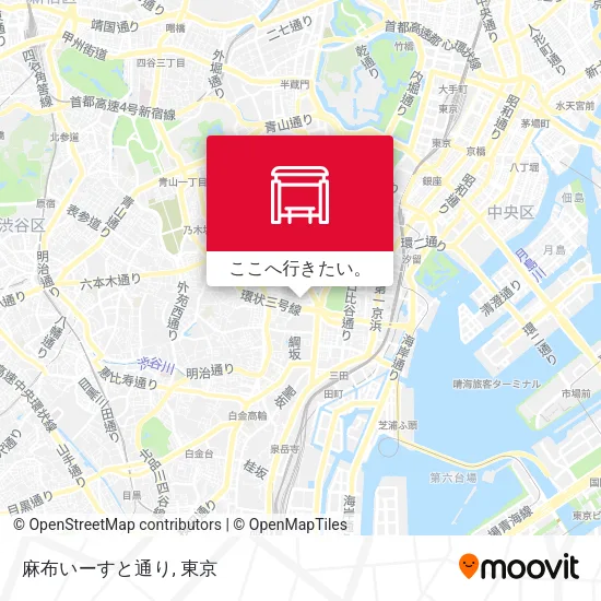 麻布いーすと通り地図