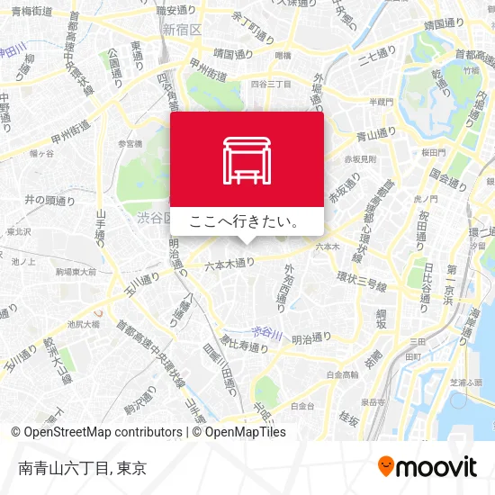 南青山六丁目地図