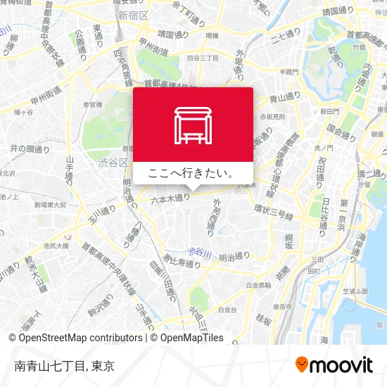 南青山七丁目地図