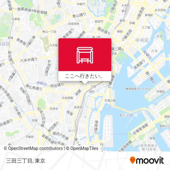 三田三丁目地図