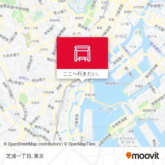 芝浦一丁目地図