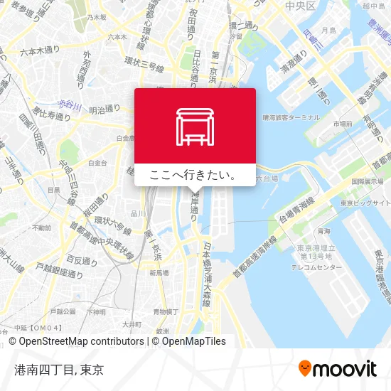 港南四丁目地図