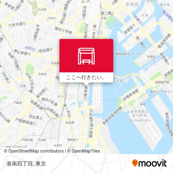 港南四丁目地図
