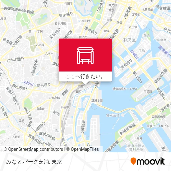 みなとパーク芝浦地図