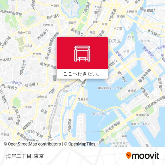 海岸二丁目地図