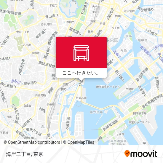 海岸二丁目地図