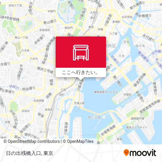 日の出桟橋入口地図