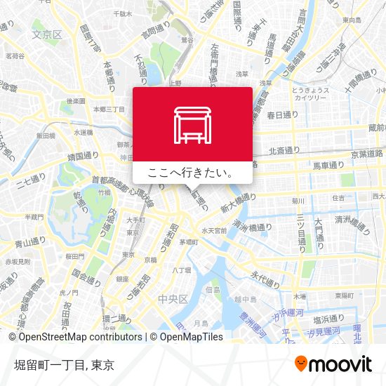 堀留町一丁目地図