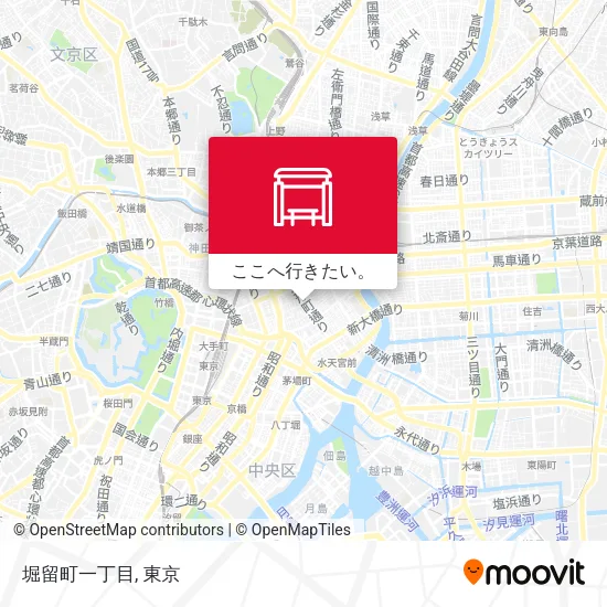 堀留町一丁目地図