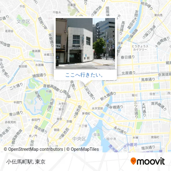 小伝馬町駅地図