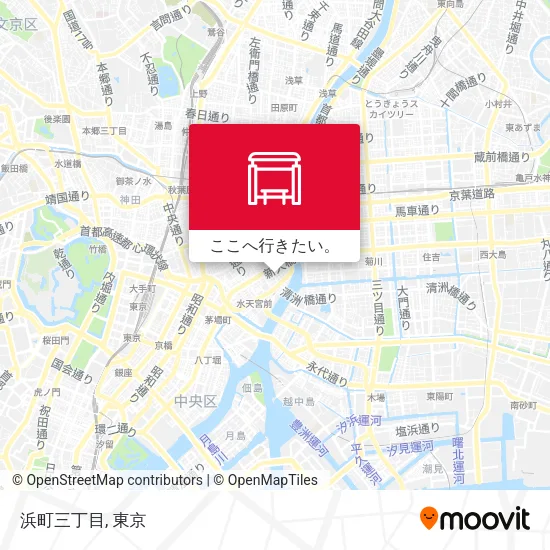 浜町三丁目地図