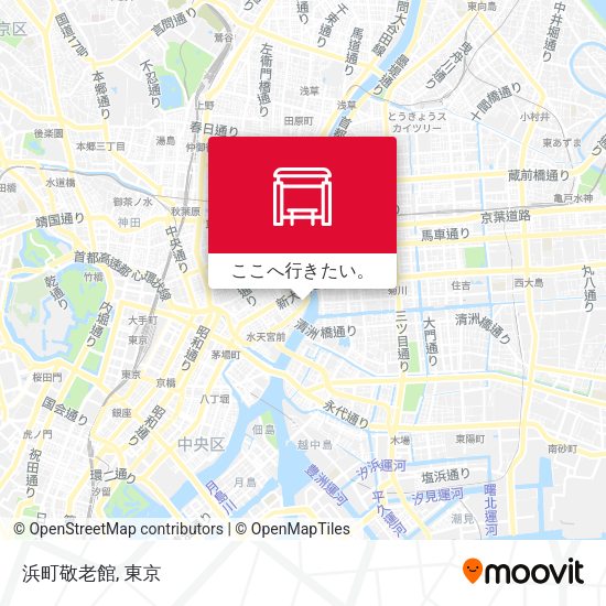 浜町敬老館地図