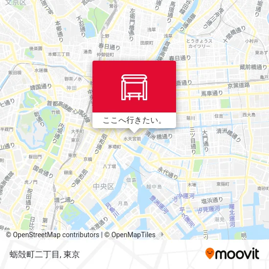 蛎殻町二丁目地図