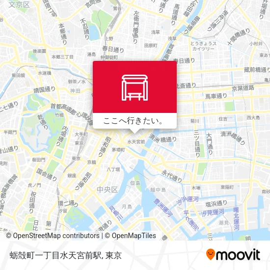 蛎殻町一丁目水天宮前駅地図
