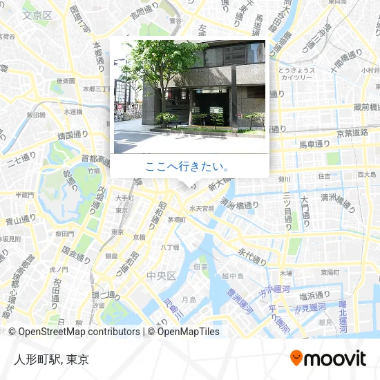 人形町駅地図