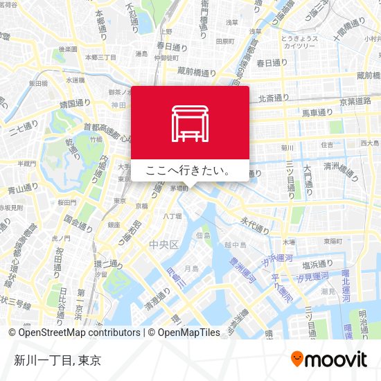 新川一丁目地図