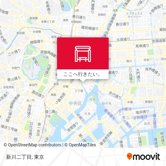 新川二丁目地図