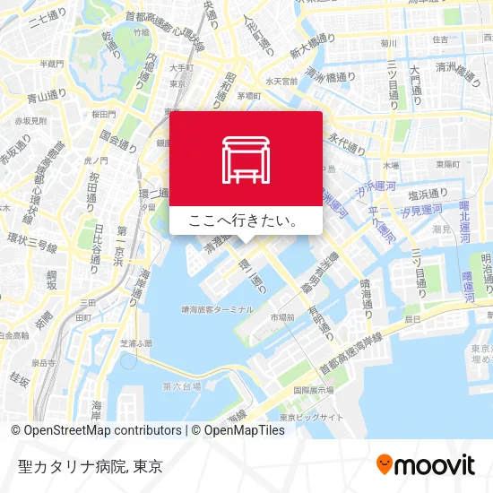 聖カタリナ病院地図