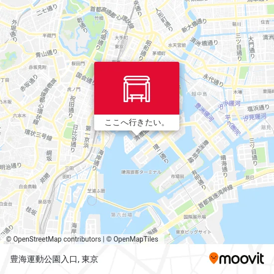 豊海運動公園入口地図