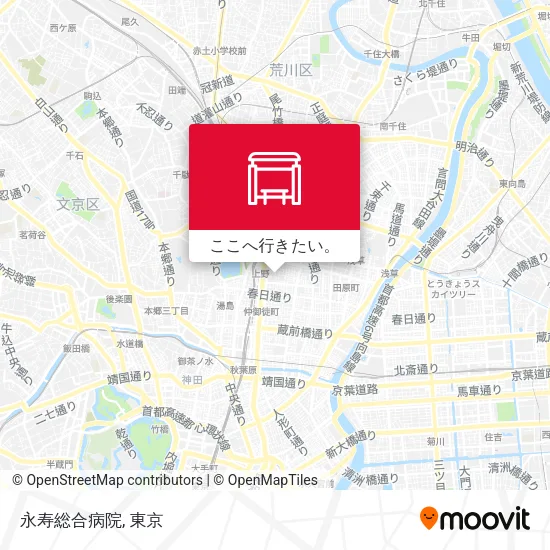 永寿総合病院地図