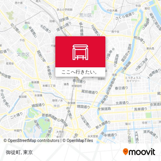 御徒町地図