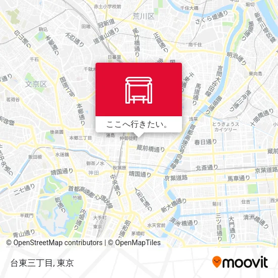 台東三丁目地図