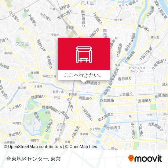 台東地区センター地図