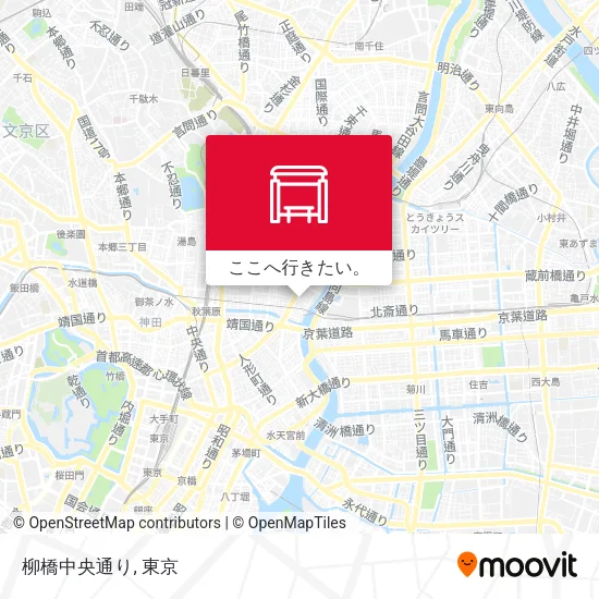 柳橋中央通り地図