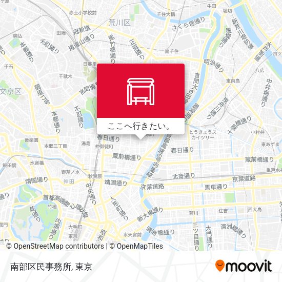 南部区民事務所地図