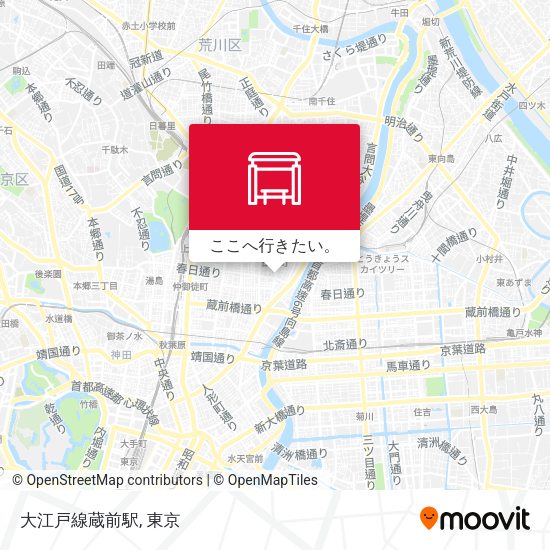 大江戸線蔵前駅地図