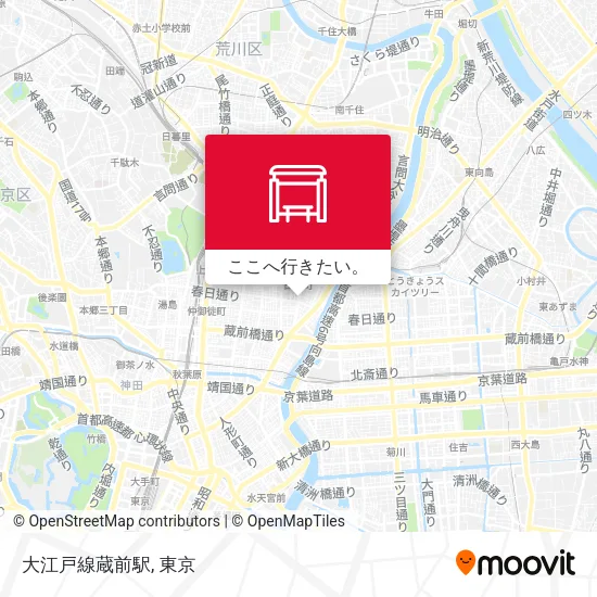 大江戸線蔵前駅地図